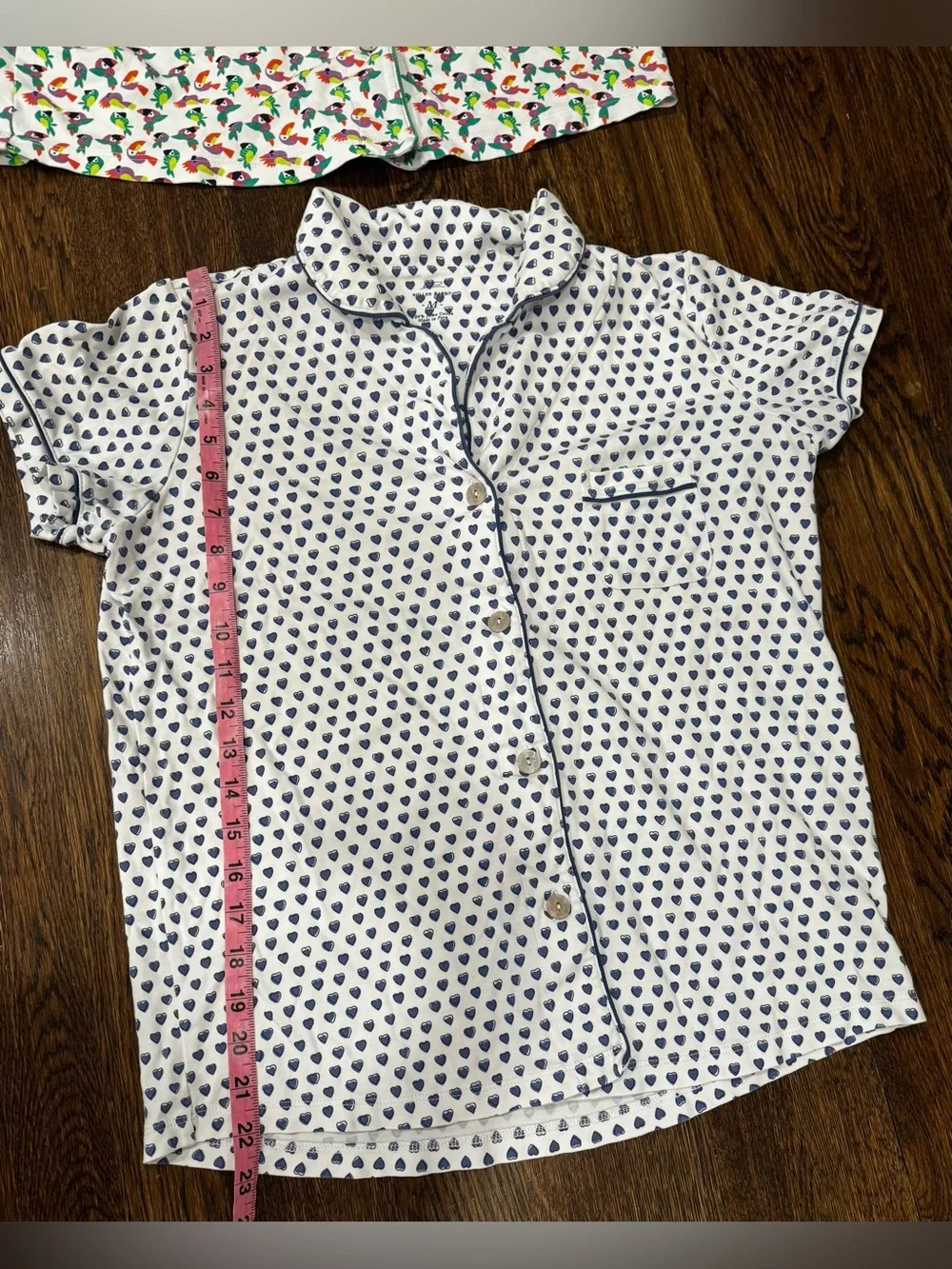 Roller Rabbit 2 Piece 100% Cotton Button-Up Pajama Top Size Medium